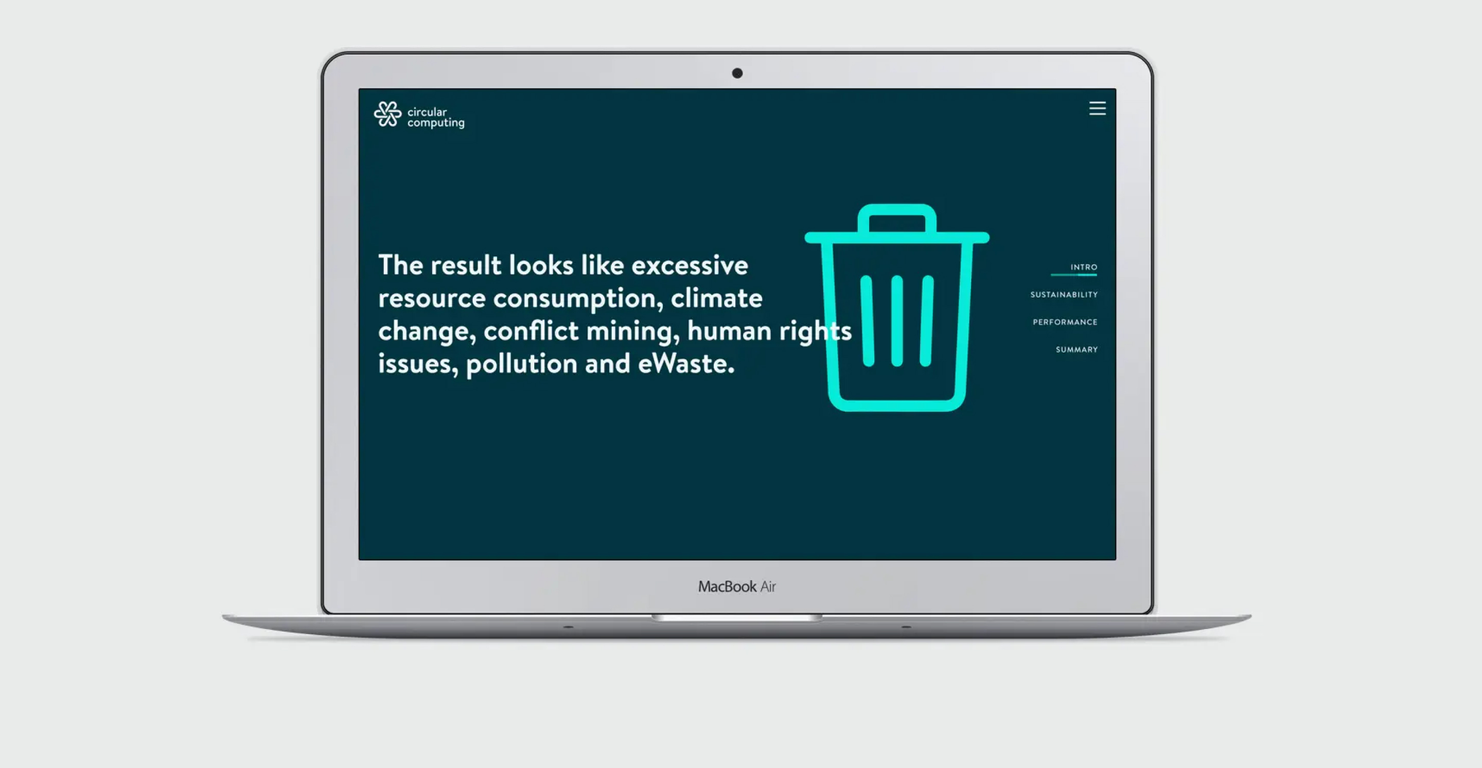 Circular Intro Webpage