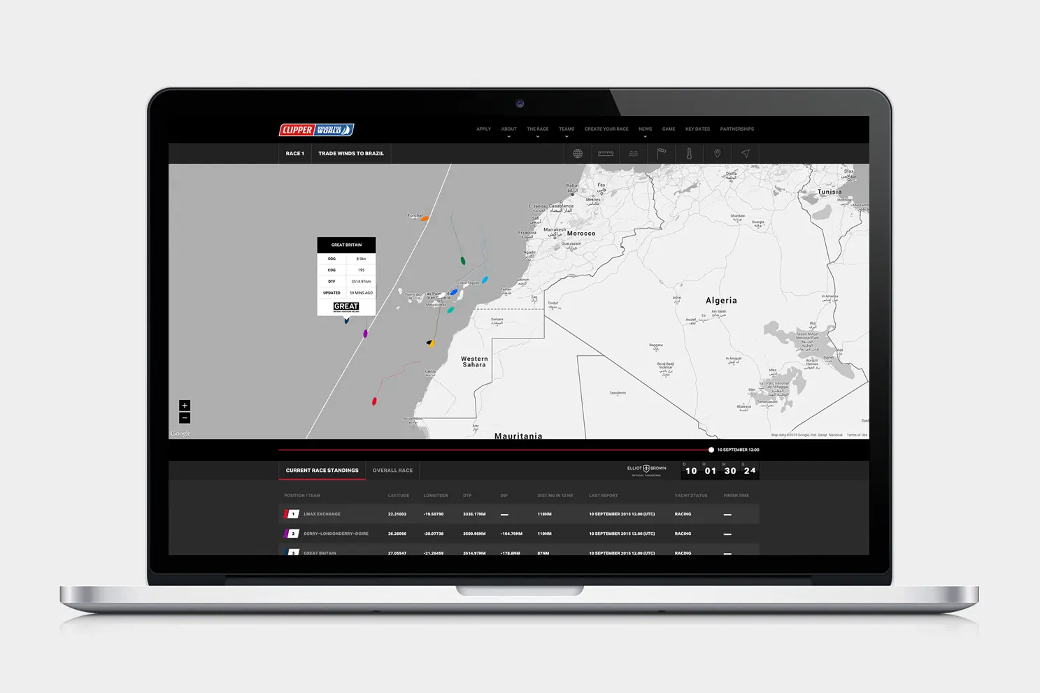Clipper Raceviewer