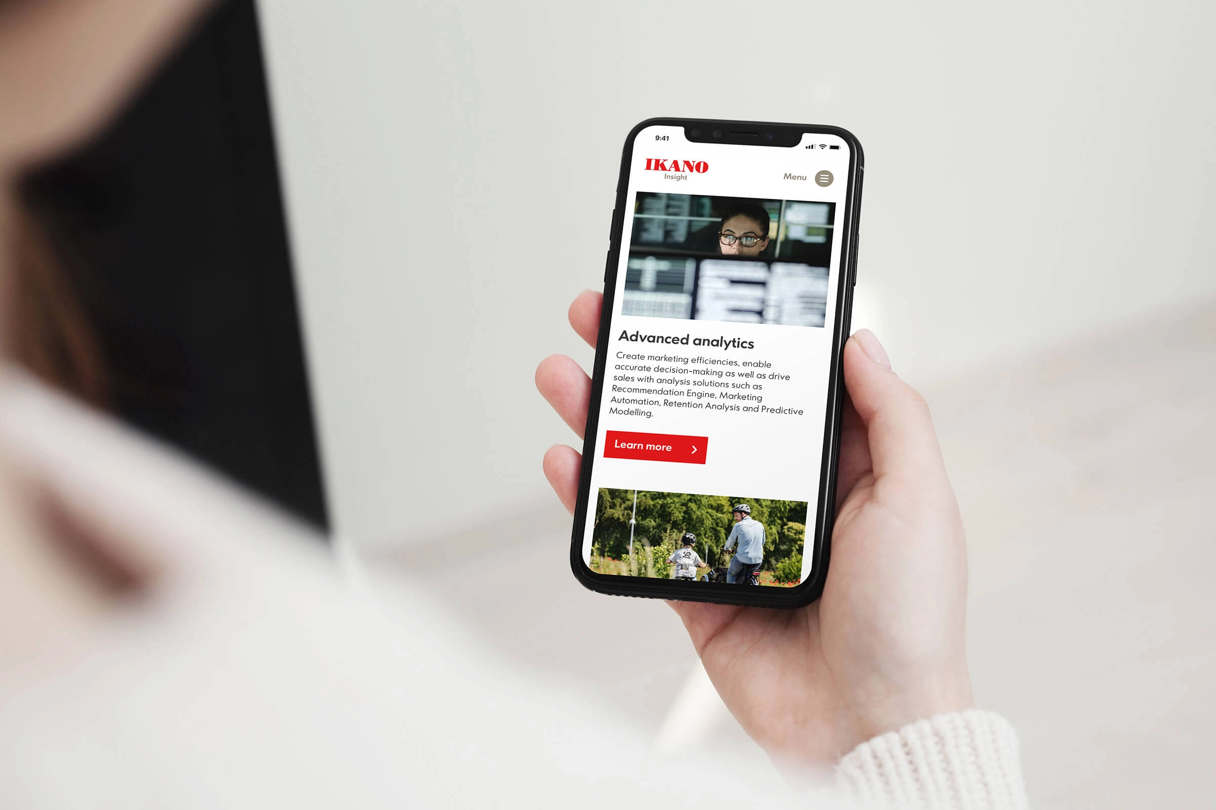 Ikano website mobile responsive