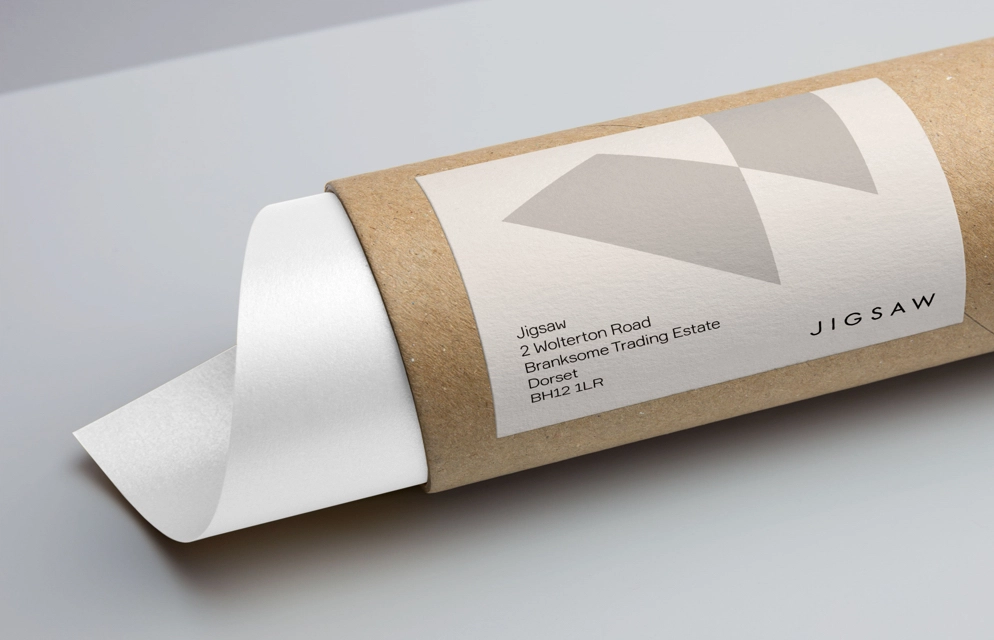 Jigsaw Postal Tubes Light
