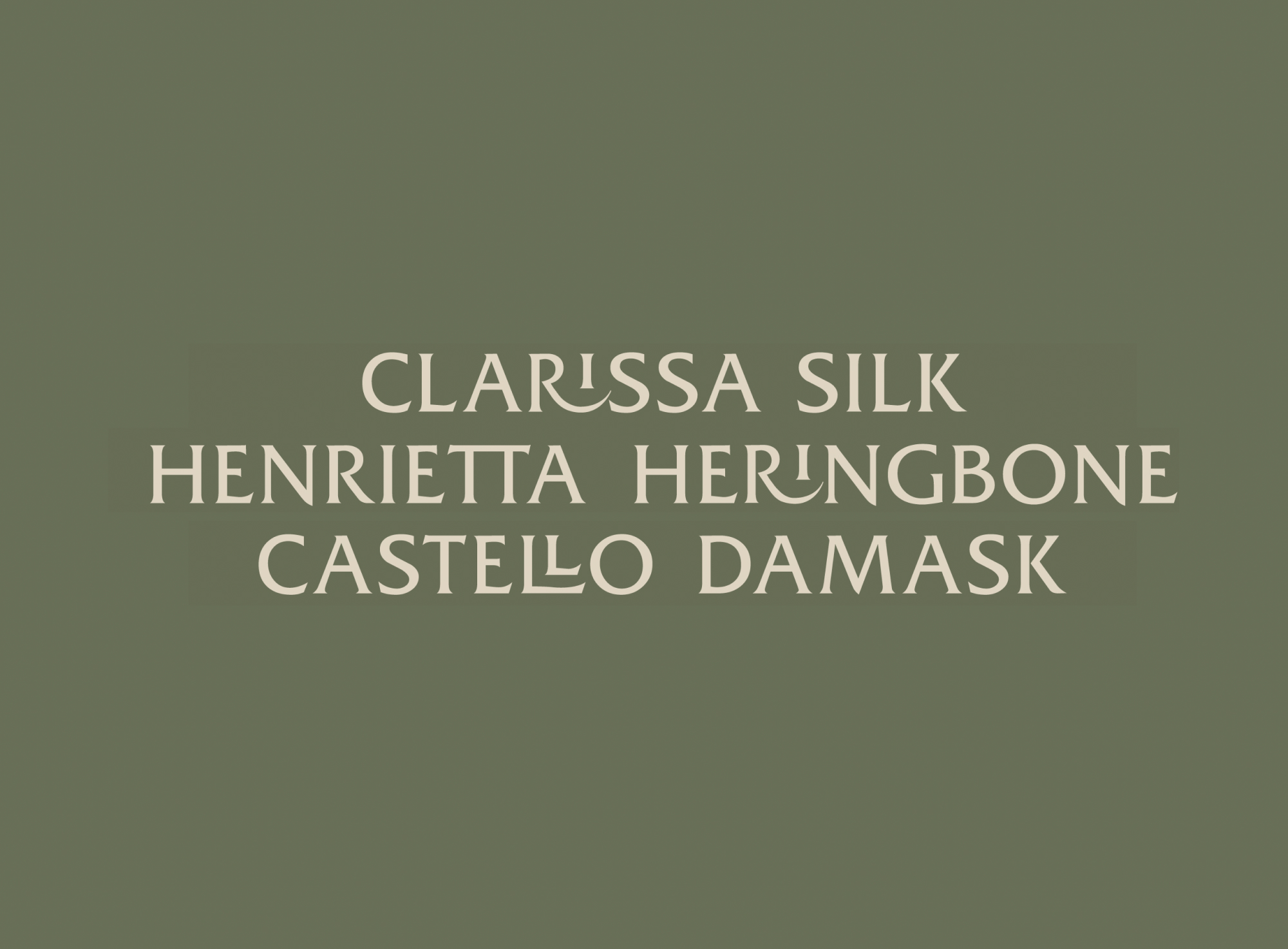 Tessuti Typeface