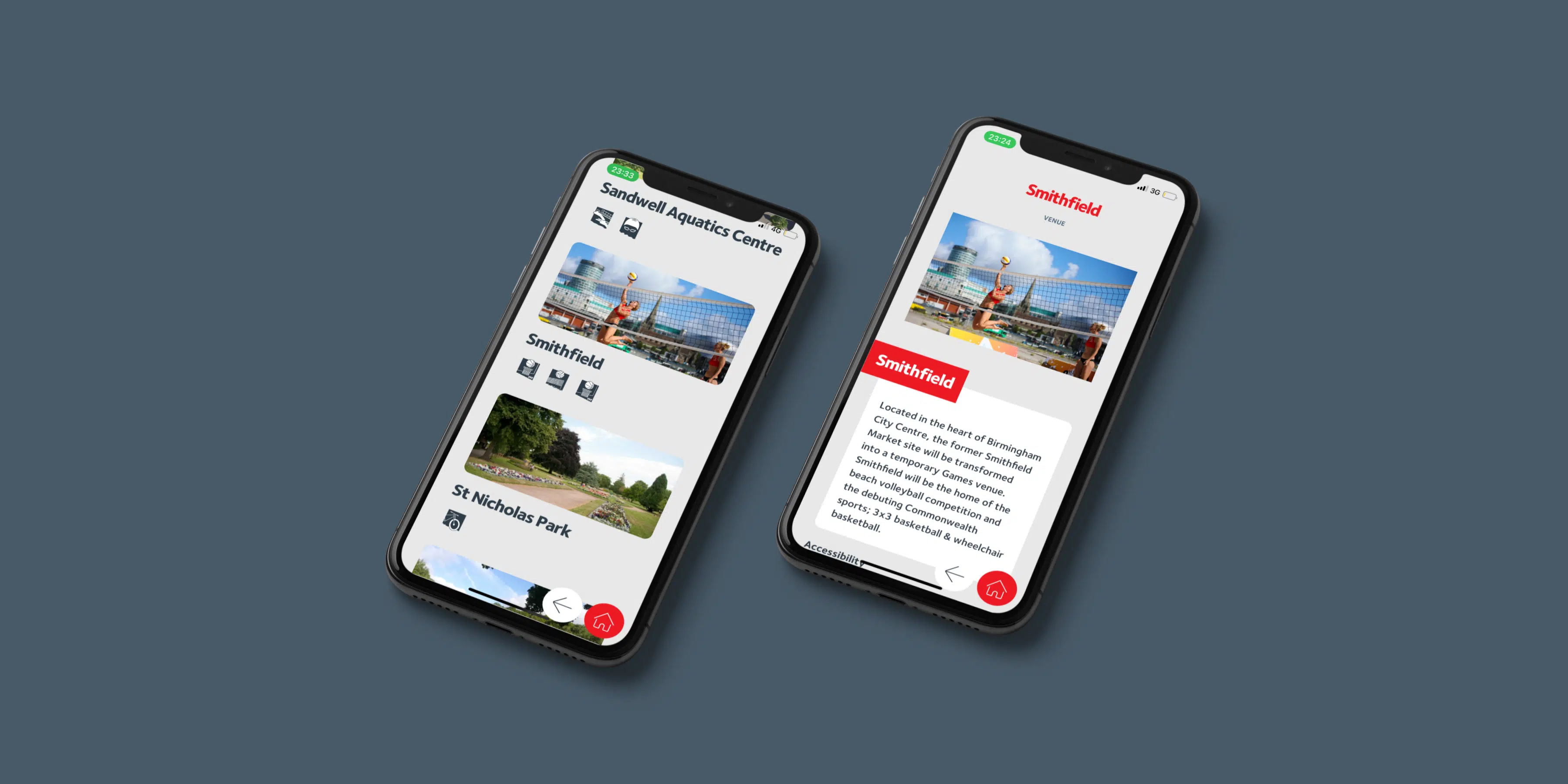 Commonwealth Games Team England Hub mobile responsive design