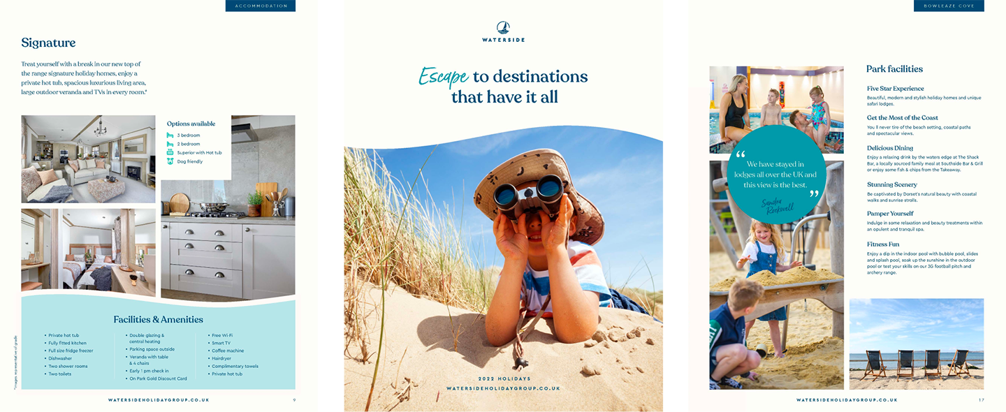 waterside holiday brochure