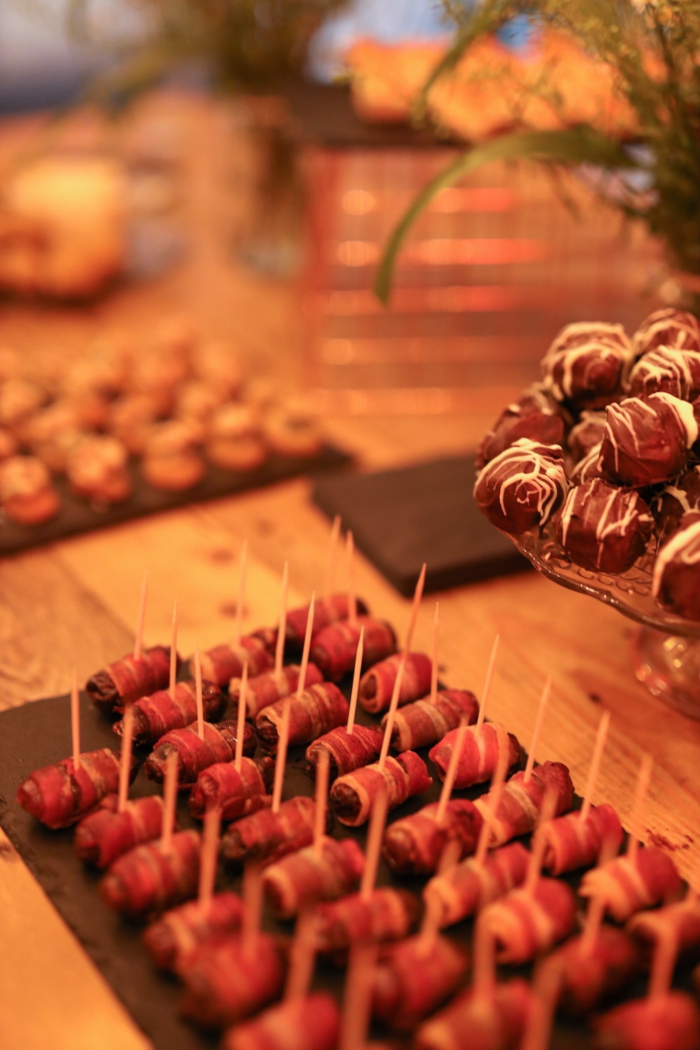 A selection of canapés