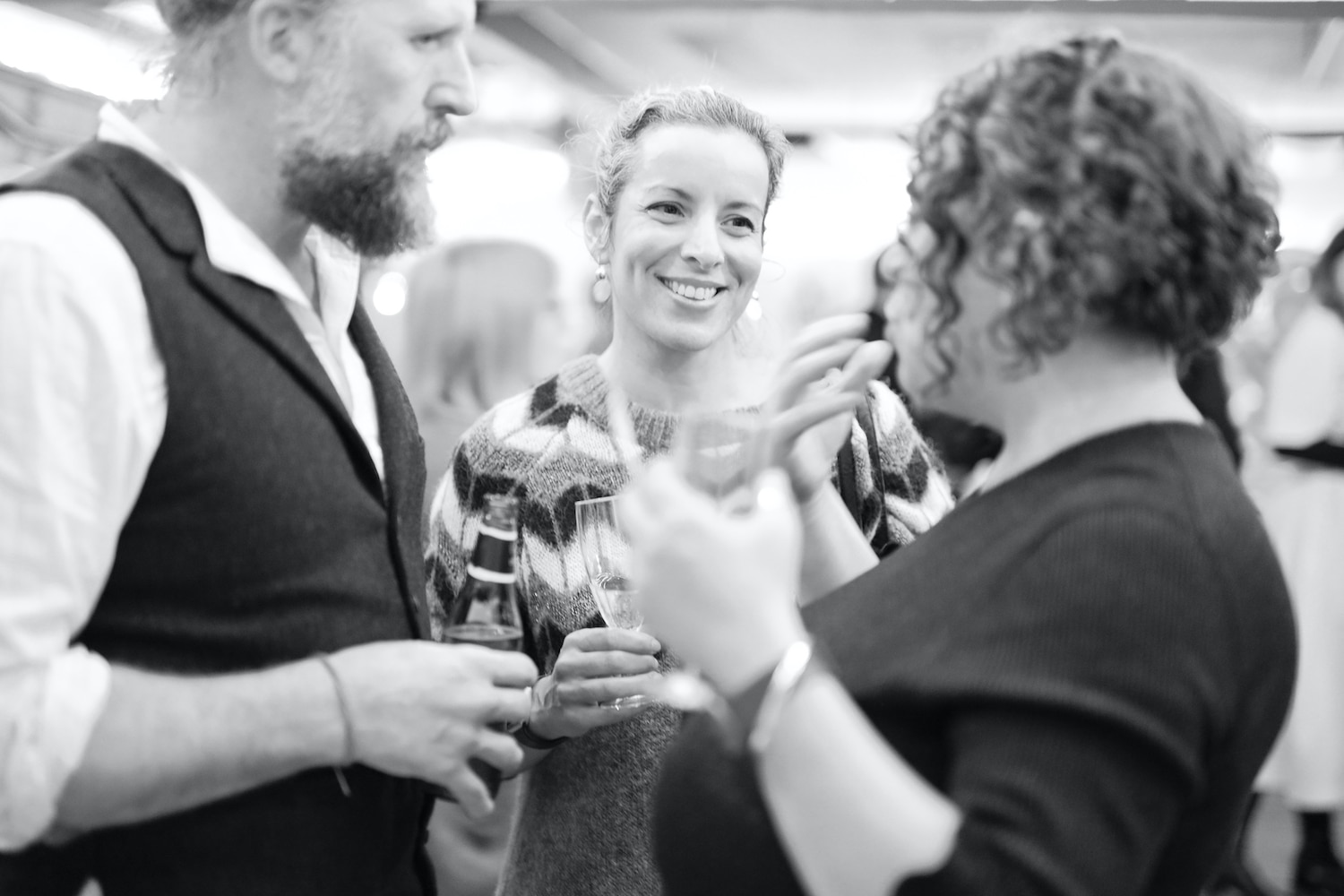 Guests interacting