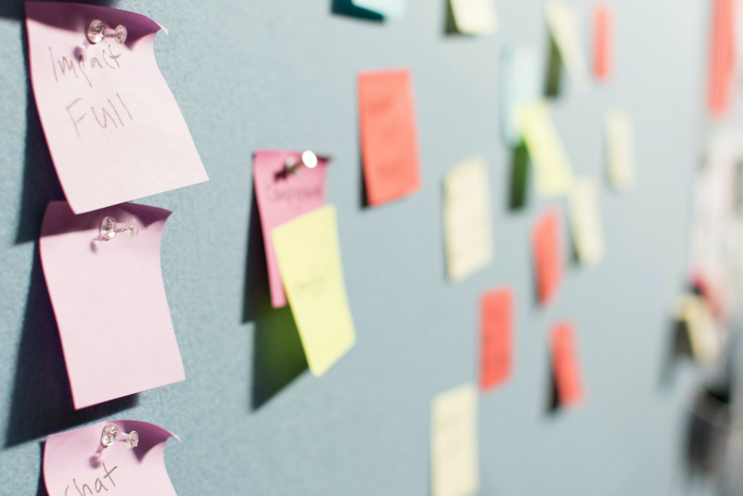 Workshop post-it notes